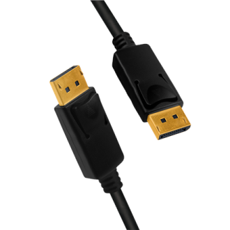 Logilink DisplayPort Cable Black DP to DP 1 m Logilink DisplayPort Cable Black DP to DP 1 m