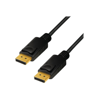 Logilink DisplayPort Cable Black DP to DP 1 m Logilink DisplayPort Cable Black DP to DP 1 m