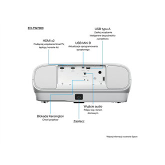 Epson EH-TW7000 3000 ANSI lumens 40.000:1 White Lamp warranty 12 month(s) Epson EH-TW7000 3000 ANSI lumens 40.000:1 White Lamp warranty 12 month(s)