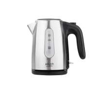 Adler Kettle AD 1273 Standard 1200 W 1 L Stainless steel 360 rotational base Stainless steel Adler Kettle AD 1273 Standard 1200 W 1 L Stainless steel 360 rotational base Stainless steel