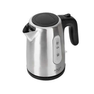 Adler Kettle AD 1273 Standard 1200 W 1 L Stainless steel 360 rotational base Stainless steel Adler Kettle AD 1273 Standard 1200 W 1 L Stainless steel 360 rotational base Stainless steel