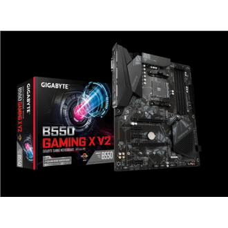 Gigabyte B550 GAMING X V2 Processor family AMD Processor socket AM4 DDR4 DIMM Memory slots 4 Chipset AMD B ATX Gigabyte B550 GAMING X V2 Processor family AMD Processor socket AM4 DDR4 DIMM Memory slots 4 Chipset AMD B ATX