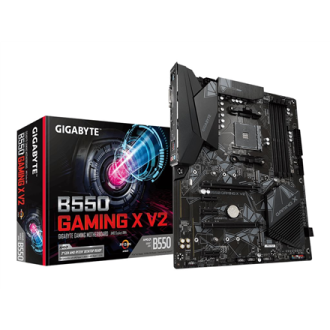 Gigabyte B550 GAMING X V2 Processor family AMD Processor socket AM4 DDR4 DIMM Memory slots 4 Chipset AMD B ATX Gigabyte B550 GAMING X V2 Processor family AMD Processor socket AM4 DDR4 DIMM Memory slots 4 Chipset AMD B ATX