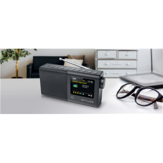 Muse Portable Radio M-117 DB FM, DAB/DAB+ Portable Black AUX in Muse Portable Radio M-117 DB FM, DAB/DAB+ Portable Black AUX in