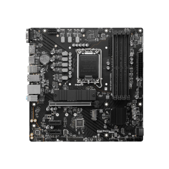 MSI PRO B760M-P DDR4 Processor family Intel Processor socket LGA1700 DDR4 DIMM Memory slots 4 Supported hard disk drive interfac MSI PRO B760M-P DDR4 Processor family Intel Processor socket LGA1700 DDR4 DIMM Memory slots 4 Supported hard disk drive interfac