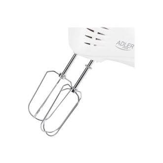 Adler Mixer AD 4212 Hand Mixer 300 W Number of speeds 5 Turbo mode White Adler Mixer AD 4212 Hand Mixer 300 W Number of speeds 5 Turbo mode White