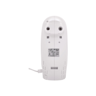 Adler Mixer AD 4212 Hand Mixer 300 W Number of speeds 5 Turbo mode White Adler Mixer AD 4212 Hand Mixer 300 W Number of speeds 5 Turbo mode White
