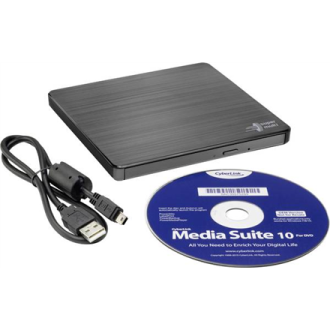 H.L Data Storage Ultra Slim Portable DVD-Writer GP60NB60 Interface USB 2.0 DVD R/RW CD read speed 24 x CD write speed 24 x Black H.L Data Storage Ultra Slim Portable DVD-Writer GP60NB60 Interface USB 2.0 DVD R/RW CD read speed 24 x CD write speed 24 x Black