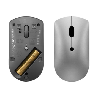 Lenovo Silent Mouse 600 Dual-host Bluetooth 5.0 Optical Mouse 1 year(s) Iron Grey Lenovo Silent Mouse 600 Dual-host Bluetooth 5.0 Optical Mouse 1 year(s) Iron Grey
