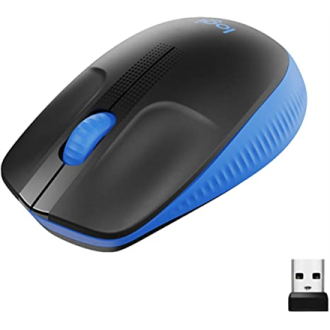 Logitech Full size Mouse M190 Wireless Blue USB Logitech Full size Mouse M190 Wireless Blue USB