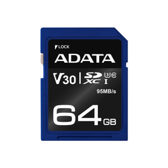 ADATA Premier Pro UHS-I SDXC 64 GB Flash memory class 10 ADATA Premier Pro UHS-I SDXC 64 GB Flash memory class 10