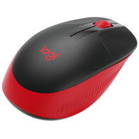 Logitech Full size Mouse M190 Wireless Red USB