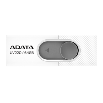ADATA UV220 64 GB USB 2.0 White/Gray ADATA UV220 64 GB USB 2.0 White/Gray