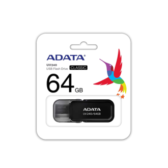 ADATA DashDrive UV240 64 GB USB 2.0 Black ADATA DashDrive UV240 64 GB USB 2.0 Black