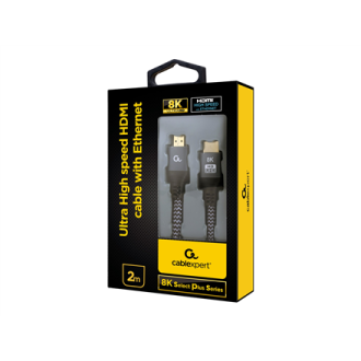 Gembird | Ultra High speed HDMI cable with Ethernet, 8K select plus series | CCB-HDMI8K-2M | HDMI 2.1 downwards | Copper Gembird | Ultra High speed HDMI cable with Ethernet, 8K select plus series | CCB-HDMI8K-2M | HDMI 2.1 downwards | Copper