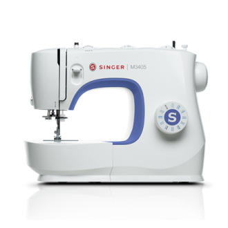Singer | M3405 | Sewing Machine | Number of stitches 23 | Number of buttonholes 1 | White Singer | M3405 | Sewing Machine | Number of stitches 23 | Number of buttonholes 1 | White