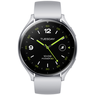 Watch 2 | Smart watch | GPS (satellite) | AMOLED | Silver Watch 2 | Smart watch | GPS (satellite) | AMOLED | Silver