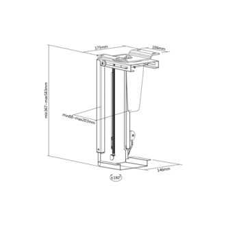 Digitus | PC Table Mount | 30-51 cm | DA-90411 | Digitus | PC Table Mount | 30-51 cm | DA-90411 |