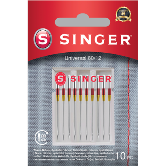 Singer | Universal Needle for Woven Fabrics 80/12 10PK Singer | Universal Needle for Woven Fabrics 80/12 10PK