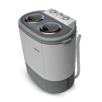 Camry | CR 8052 | Washing machine | Top loading | Washing capacity 3 kg | 1300 RPM | Depth 40 cm | Width 60 cm | White-Grey Camry | CR 8052 | Washing machine | Top loading | Washing capacity 3 kg | 1300 RPM | Depth 40 cm | Width 60 cm | White-Grey