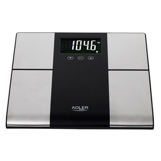 Adler Bathroom scale with analyzer AD 8165 Maximum weight (capacity) 225 kg Accuracy 100 g Body Mass Index (BMI) measuring Stain Adler Bathroom scale with analyzer AD 8165 Maximum weight (capacity) 225 kg Accuracy 100 g Body Mass Index (BMI) measuring Stain