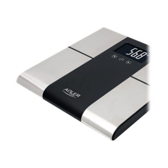 Adler Bathroom scale with analyzer AD 8165 Maximum weight (capacity) 225 kg Accuracy 100 g Body Mass Index (BMI) measuring Stain Adler Bathroom scale with analyzer AD 8165 Maximum weight (capacity) 225 kg Accuracy 100 g Body Mass Index (BMI) measuring Stain