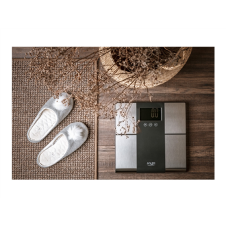 Adler Bathroom scale with analyzer AD 8165 Maximum weight (capacity) 225 kg Accuracy 100 g Body Mass Index (BMI) measuring Stain Adler Bathroom scale with analyzer AD 8165 Maximum weight (capacity) 225 kg Accuracy 100 g Body Mass Index (BMI) measuring Stain