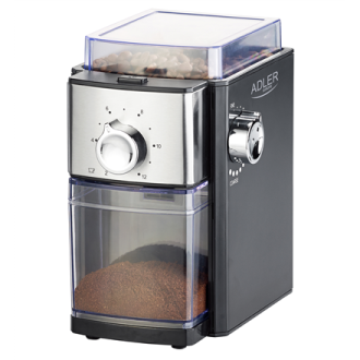 Adler | AD 4448 | Coffee Grinder | 300 W | Coffee beans capacity 250 g | Number of cups 12 per container pc(s) | Black Adler | AD 4448 | Coffee Grinder | 300 W | Coffee beans capacity 250 g | Number of cups 12 per container pc(s) | Black