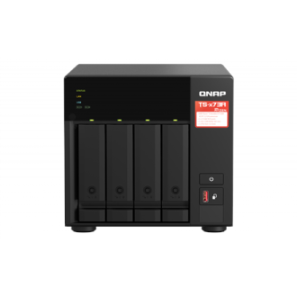 QNAP | 4-Bay QTS and QuTS hero NAS | TS-473A-8G | Up to 4 HDD/SSD Hot-Swap | AMD Ryzen | Ryzen V1500B Quad-Core | Processor freq QNAP | 4-Bay QTS and QuTS hero NAS | TS-473A-8G | Up to 4 HDD/SSD Hot-Swap | AMD Ryzen | Ryzen V1500B Quad-Core | Processor freq