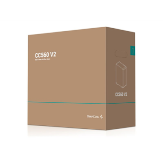 Deepcool Case CC560 V2 Black Mid-Tower Power supply included No Deepcool Case CC560 V2 Black Mid-Tower Power supply included No