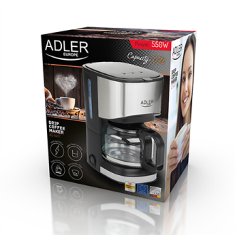Adler Coffee maker AD 4407 Drip 550 W Black Adler Coffee maker AD 4407 Drip 550 W Black