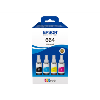 Epson 664 EcoTank 4-colour multipack | Epson C13T66464A | Epson 664 EcoTank 4-colour multipack | Ink tank | Black, yellow, cyan, Epson 664 EcoTank 4-colour multipack | Epson C13T66464A | Epson 664 EcoTank 4-colour multipack | Ink tank | Black, yellow, cyan,