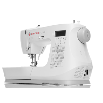 Singer | C7205 | Sewing Machine | Number of stitches 200 | Number of buttonholes 8 | White Singer | C7205 | Sewing Machine | Number of stitches 200 | Number of buttonholes 8 | White