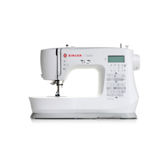 Singer | C5955 | Sewing Machine | Number of stitches 417 | Number of buttonholes 8 | White Singer | C5955 | Sewing Machine | Number of stitches 417 | Number of buttonholes 8 | White