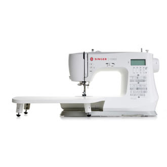 Singer | C5955 | Sewing Machine | Number of stitches 417 | Number of buttonholes 8 | White Singer | C5955 | Sewing Machine | Number of stitches 417 | Number of buttonholes 8 | White