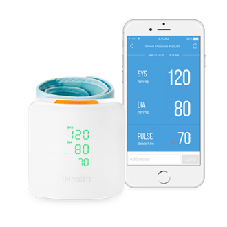 iHealth | Wrist Blood Pressure Monitor | BP7S | White | Blood pressure readings are stored on the secure, free, HIPAA compliant iHealth | Wrist Blood Pressure Monitor | BP7S | White | Blood pressure readings are stored on the secure, free, HIPAA compliant