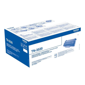 Brother TN-3520 | Toner Cartridge | Black Brother TN-3520 | Toner Cartridge | Black