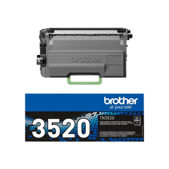 Brother TN-3520 | Toner Cartridge | Black Brother TN-3520 | Toner Cartridge | Black