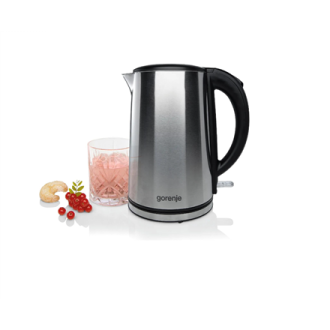 Gorenje | Kettle | K15DWS | Electric | 2200 W | 1.5 L | Stainless steel | 360 rotational base | Stainless Steel
