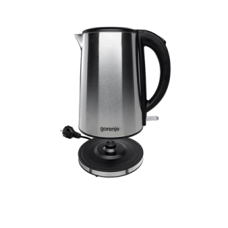 Gorenje | Kettle | K15DWS | Electric | 2200 W | 1.5 L | Stainless steel | 360 rotational base | Stainless Steel