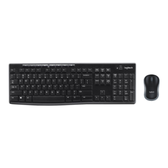 Logitech MK270 | Keyboard and Mouse Set | Wireless | US | Black Logitech MK270 | Keyboard and Mouse Set | Wireless | US | Black
