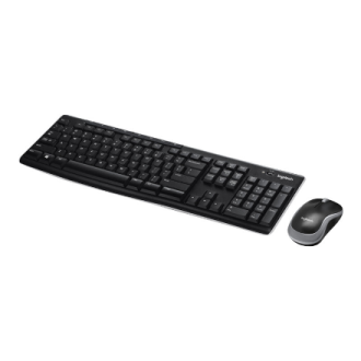 Logitech MK270 | Keyboard and Mouse Set | Wireless | US | Black Logitech MK270 | Keyboard and Mouse Set | Wireless | US | Black