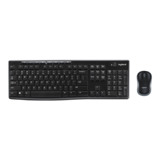 Logitech MK270 | Keyboard and Mouse Set | Wireless | US | Black Logitech MK270 | Keyboard and Mouse Set | Wireless | US | Black