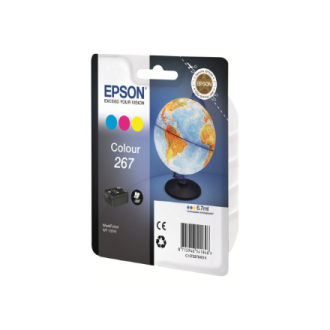 Epson 267 Tri-colour Ink Cartridge | Ink | Cyan, Magenta, Yellow Epson 267 Tri-colour Ink Cartridge | Ink | Cyan, Magenta, Yellow