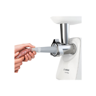 Bosch | Meat mincer SmartPower | MFW2510W | White | 350 W | Number of speeds 1 | 2 Discs: 3.8 and 8 mm Sausage filler accessory. Bosch | Meat mincer SmartPower | MFW2510W | White | 350 W | Number of speeds 1 | 2 Discs: 3.8 and 8 mm Sausage filler accessory.