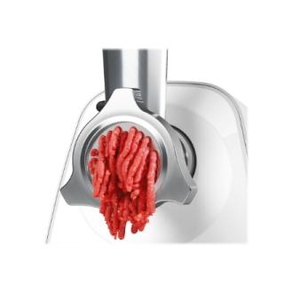 Bosch | Meat mincer SmartPower | MFW2510W | White | 350 W | Number of speeds 1 | 2 Discs: 3.8 and 8 mm Sausage filler accessory. Bosch | Meat mincer SmartPower | MFW2510W | White | 350 W | Number of speeds 1 | 2 Discs: 3.8 and 8 mm Sausage filler accessory.