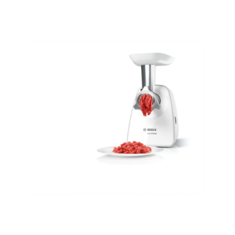 Bosch | Meat mincer SmartPower | MFW2510W | White | 350 W | Number of speeds 1 | 2 Discs: 3.8 and 8 mm Sausage filler accessory. Bosch | Meat mincer SmartPower | MFW2510W | White | 350 W | Number of speeds 1 | 2 Discs: 3.8 and 8 mm Sausage filler accessory.
