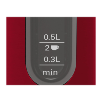 Bosch | Kettle | DesignLine TWK4P434 | Electric | 2400 W | 1.7 L | Stainless steel | 360 rotational base | Red/Black Bosch | Kettle | DesignLine TWK4P434 | Electric | 2400 W | 1.7 L | Stainless steel | 360 rotational base | Red/Black