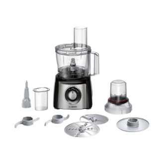 Bosch | Food Processor | MCM3401M | 800 W | Number of speeds 2 | Bowl capacity 2.3 L | Blender | Meat mincer | Black/Stainless s Bosch | Food Processor | MCM3401M | 800 W | Number of speeds 2 | Bowl capacity 2.3 L | Blender | Meat mincer | Black/Stainless s