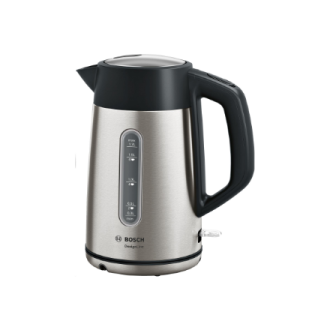 Bosch | Kettle | DesignLine TWK4P440 | Electric | 2400 W | 1.7 L | Stainless steel | 360 rotational base | Stainless steel/Black Bosch | Kettle | DesignLine TWK4P440 | Electric | 2400 W | 1.7 L | Stainless steel | 360 rotational base | Stainless steel/Black